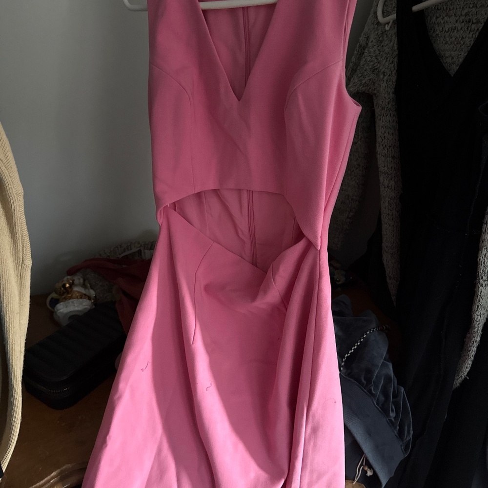 French connection pink dress